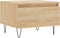 vidaXL - Salontafels - 2 - st - 50x46x35 - cm - bewerkt - hout - sonoma - eikenkleurig