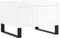 vidaXL - Salontafels - 2 - st - 50x46x35 - cm - bewerkt - hout - hoogglans - wit