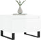vidaXL - Salontafels - 2 - st - 50x46x35 - cm - bewerkt - hout - hoogglans - wit