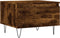 vidaXL - Salontafels - 2 - st - 50x46x35 - cm - bewerkt - hout - gerookt - eikenkleurig