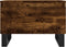 vidaXL - Salontafels - 2 - st - 50x46x35 - cm - bewerkt - hout - gerookt - eikenkleurig