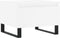 vidaXL - Salontafels - 2 - st - 50x46x35 - cm - bewerkt - hout - wit