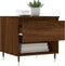 vidaXL - Salontafels - 2 - st - 50x46x50 - cm - bewerkt - hout - bruin - eikenkleur