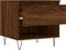 vidaXL - Salontafels - 2 - st - 50x46x50 - cm - bewerkt - hout - bruin - eikenkleur