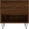 vidaXL - Salontafels - 2 - st - 50x46x50 - cm - bewerkt - hout - bruin - eikenkleur