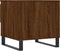 vidaXL - Salontafels - 2 - st - 50x46x50 - cm - bewerkt - hout - bruin - eikenkleur