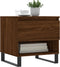 vidaXL - Salontafels - 2 - st - 50x46x50 - cm - bewerkt - hout - bruin - eikenkleur