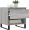 vidaXL - Salontafels - 2 - st - 50x46x50 - cm - bewerkt - hout - grijs - sonoma - eiken