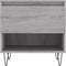 vidaXL - Salontafels - 2 - st - 50x46x50 - cm - bewerkt - hout - grijs - sonoma - eiken