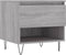 vidaXL - Salontafels - 2 - st - 50x46x50 - cm - bewerkt - hout - grijs - sonoma - eiken