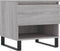 vidaXL - Salontafels - 2 - st - 50x46x50 - cm - bewerkt - hout - grijs - sonoma - eiken