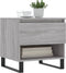 vidaXL - Salontafels - 2 - st - 50x46x50 - cm - bewerkt - hout - grijs - sonoma - eiken