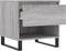 vidaXL - Salontafels - 2 - st - 50x46x50 - cm - bewerkt - hout - grijs - sonoma - eiken