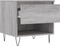 vidaXL - Salontafels - 2 - st - 50x46x50 - cm - bewerkt - hout - grijs - sonoma - eiken