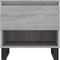 vidaXL - Salontafels - 2 - st - 50x46x50 - cm - bewerkt - hout - grijs - sonoma - eiken
