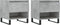 vidaXL - Salontafels - 2 - st - 50x46x50 - cm - bewerkt - hout - betongrijs