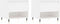 vidaXL - Salontafels - 2 - st - 50x46x50 - cm - bewerkt - hout - hoogglans - wit