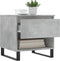 vidaXL - Salontafels - 2 - st - 50x46x50 - cm - bewerkt - hout - betongrijs