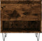 vidaXL - Salontafels - 2 - st - 50x46x50 - cm - bewerkt - hout - gerookt - eikenkleurig