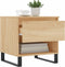 vidaXL - Salontafels - 2 - st - 50x46x50 - cm - bewerkt - hout - sonoma - eikenkleurig