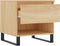 vidaXL - Salontafels - 2 - st - 50x46x50 - cm - bewerkt - hout - sonoma - eikenkleurig
