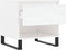 vidaXL - Salontafels - 2 - st - 50x46x50 - cm - bewerkt - hout - hoogglans - wit