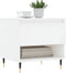 vidaXL - Salontafels - 2 - st - 50x46x50 - cm - bewerkt - hout - hoogglans - wit