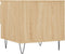 vidaXL - Salontafels - 2 - st - 50x46x50 - cm - bewerkt - hout - sonoma - eikenkleurig