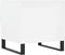 vidaXL - Salontafels - 2 - st - 50x46x50 - cm - bewerkt - hout - hoogglans - wit