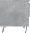 vidaXL - Salontafels - 2 - st - 50x46x50 - cm - bewerkt - hout - betongrijs