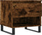 vidaXL - Salontafels - 2 - st - 50x46x50 - cm - bewerkt - hout - gerookt - eikenkleurig