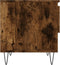vidaXL - Salontafels - 2 - st - 50x46x50 - cm - bewerkt - hout - gerookt - eikenkleurig