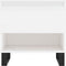 vidaXL - Salontafels - 2 - st - 50x46x50 - cm - bewerkt - hout - hoogglans - wit