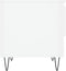 vidaXL - Salontafels - 2 - st - 50x46x50 - cm - bewerkt - hout - hoogglans - wit