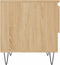 vidaXL - Salontafels - 2 - st - 50x46x50 - cm - bewerkt - hout - sonoma - eikenkleurig
