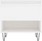 vidaXL - Salontafels - 2 - st - 50x46x50 - cm - bewerkt - hout - hoogglans - wit