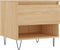 vidaXL - Salontafels - 2 - st - 50x46x50 - cm - bewerkt - hout - sonoma - eikenkleurig