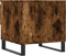 vidaXL - Salontafels - 2 - st - 50x46x50 - cm - bewerkt - hout - gerookt - eikenkleurig