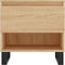vidaXL - Salontafels - 2 - st - 50x46x50 - cm - bewerkt - hout - sonoma - eikenkleurig
