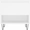 vidaXL - Salontafels - 2 - st - 50x46x50 - cm - bewerkt - hout - wit