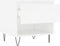 vidaXL - Salontafels - 2 - st - 50x46x50 - cm - bewerkt - hout - wit