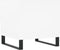 vidaXL - Salontafels - 2 - st - 50x46x50 - cm - bewerkt - hout - wit
