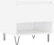 vidaXL - Salontafels - 2 - st - 50x46x50 - cm - bewerkt - hout - wit