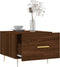 vidaXL - Salontafels - 2 - st - 50x50x40 - cm - bewerkt - hout - bruin - eikenkleur