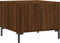 vidaXL - Salontafels - 2 - st - 50x50x40 - cm - bewerkt - hout - bruin - eikenkleur