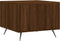 vidaXL - Salontafels - 2 - st - 50x50x40 - cm - bewerkt - hout - bruin - eikenkleur