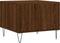 vidaXL - Salontafels - 2 - st - 50x50x40 - cm - bewerkt - hout - bruin - eikenkleur