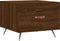 vidaXL - Salontafels - 2 - st - 50x50x40 - cm - bewerkt - hout - bruin - eikenkleur
