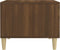 vidaXL - Salontafels - 2 - st - 50x50x40 - cm - bewerkt - hout - bruin - eikenkleur