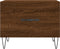 vidaXL - Salontafels - 2 - st - 50x50x40 - cm - bewerkt - hout - bruin - eikenkleur